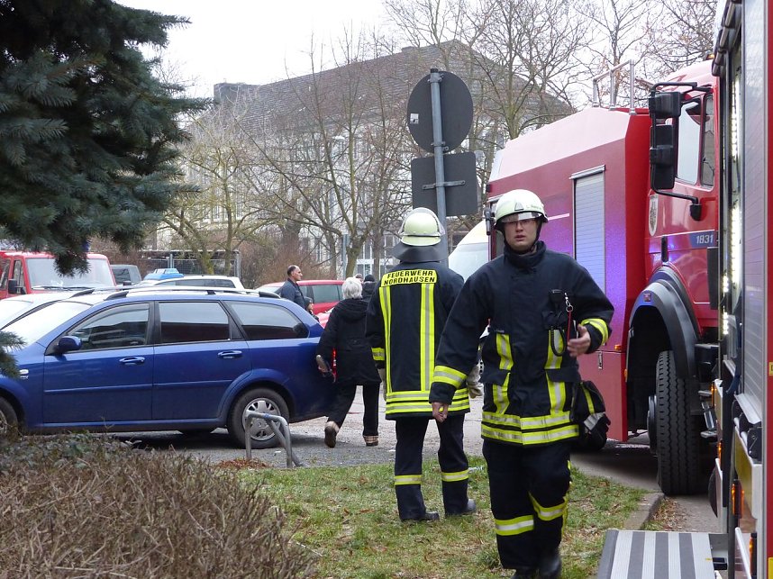 Kellerbrand in der Halleschen Stra&szlig;e