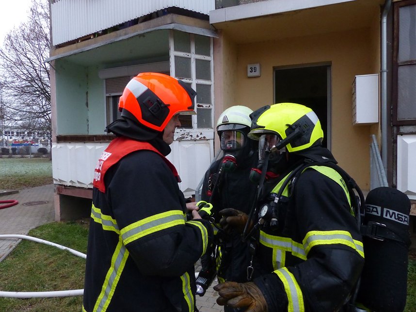 Kellerbrand in der Halleschen Stra&szlig;e