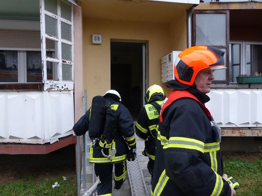 Kellerbrand in der Halleschen Stra&szlig;e