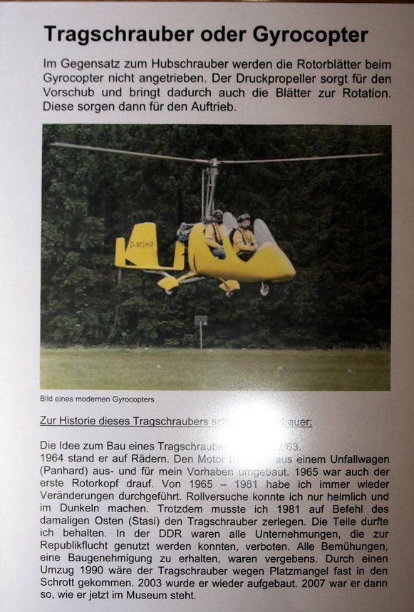 Museum f&uuml;r Luftfahrt und Technik in Wernigerode