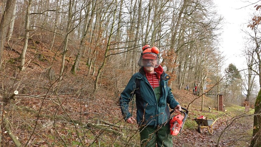 Einsatz im Ilfelder Ahornpark