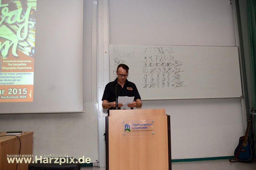 Poetry Slam der Hochschule