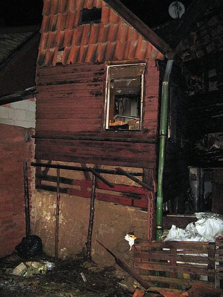 Brand in der Braustra&szlig;e in Bleicherode