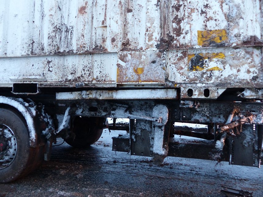 Letzte Arbeiten an der Unfallstelle