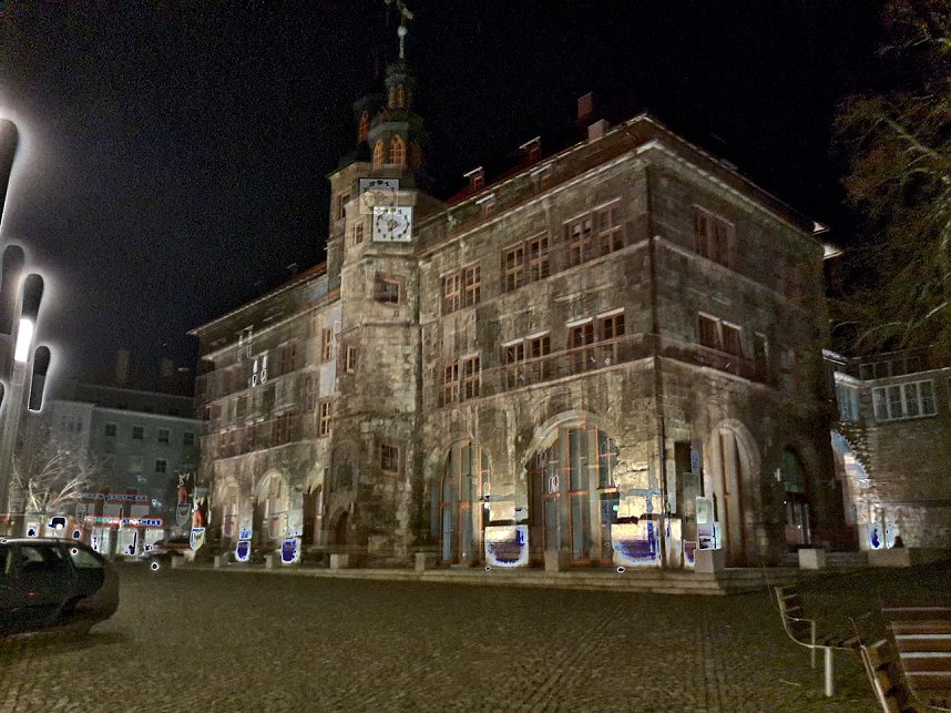 HDR-Nordhausen bei Nacht