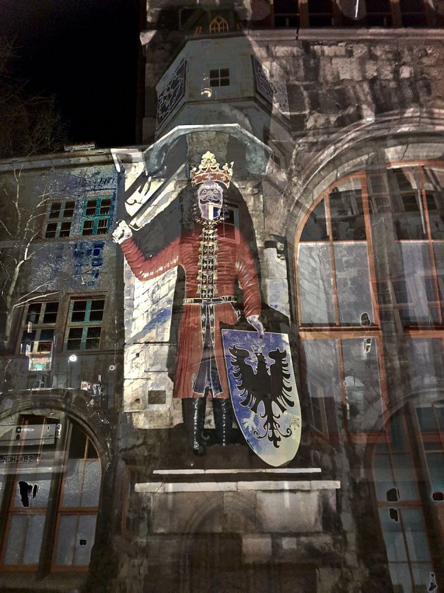 HDR-Nordhausen bei Nacht