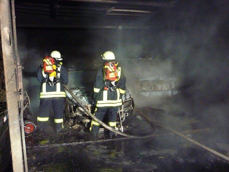 Brand in Werkstatt