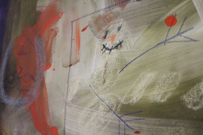 "Zitronenblau" - seit heute ist die neue Ausstellung der Jugendkunstschule Nordhausen im Landratsamt zu sehen