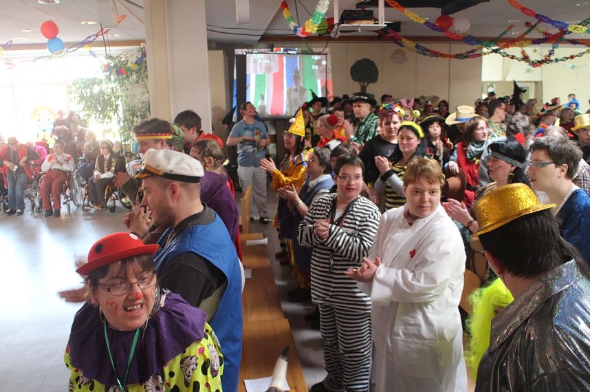 Rosenmontag in der Nordh&auml;user Lebenshilfe