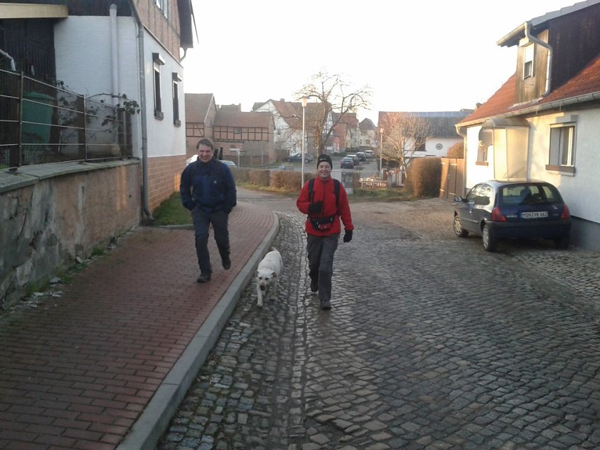 100 Kilometer unterwegs