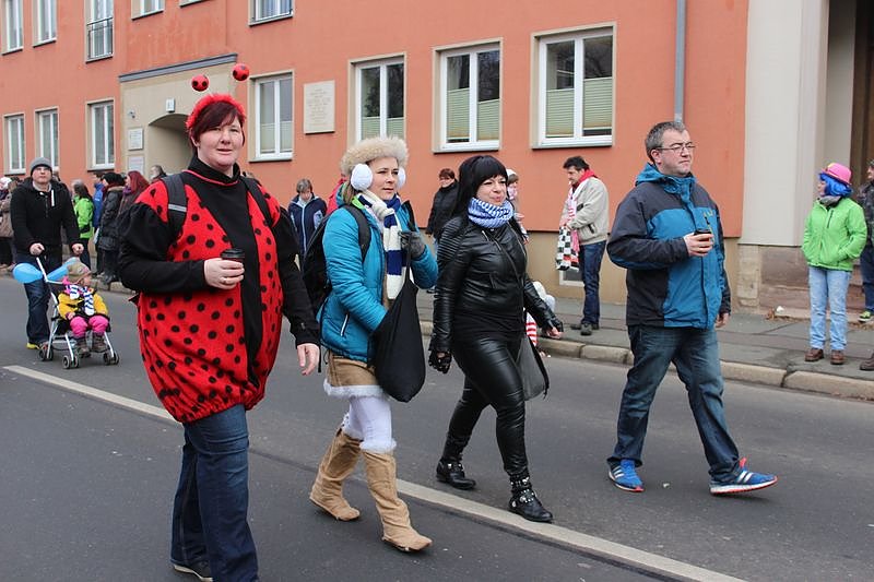 N&auml;rrinnen und Narren zogen durch Sondershausen (1)