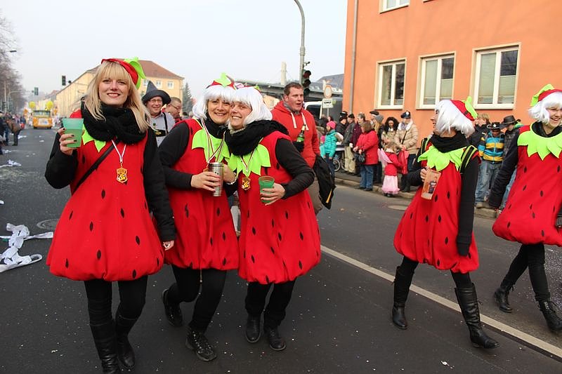 N&auml;rrinnen und Narren zogen durch Sondershausen (2)
