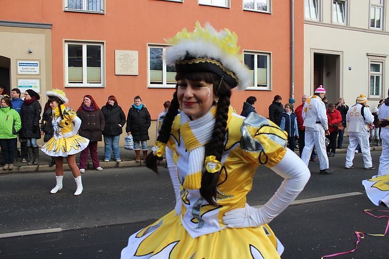 N&auml;rrinnen und Narren zogen durch Sondershausen (2)