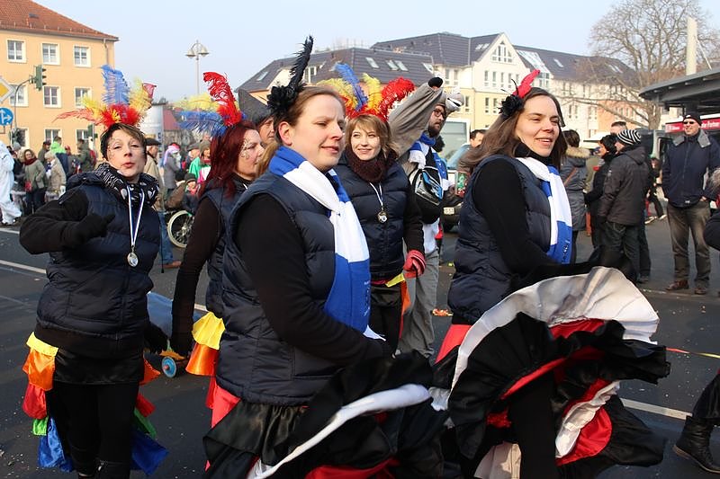 N&auml;rrinnen und Narren zogen durch Sondershausen (2)