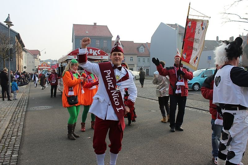 N&auml;rrinnen und Narren zogen durch Sondershausen (2)