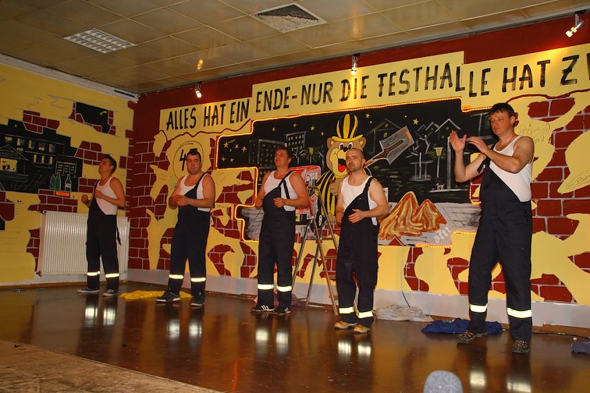 Die letzte Feier in der Festhalle Sollstedt fand am Rosenmontag statt