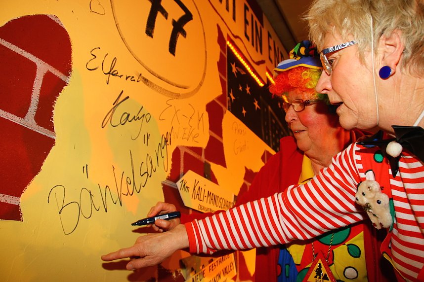 Die letzte Feier in der Festhalle Sollstedt fand am Rosenmontag statt