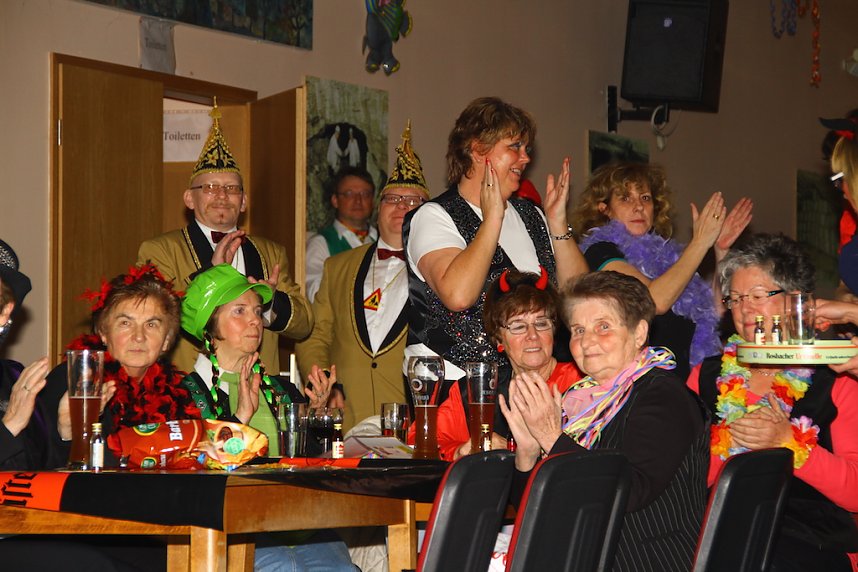 Die letzte Feier in der Festhalle Sollstedt fand am Rosenmontag statt