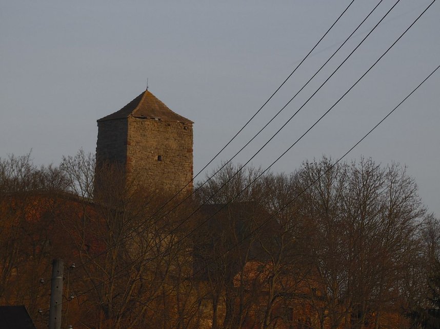 Unterhalb der Burg