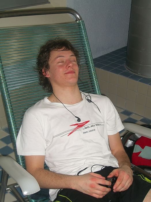 Um die Wette geschwommen