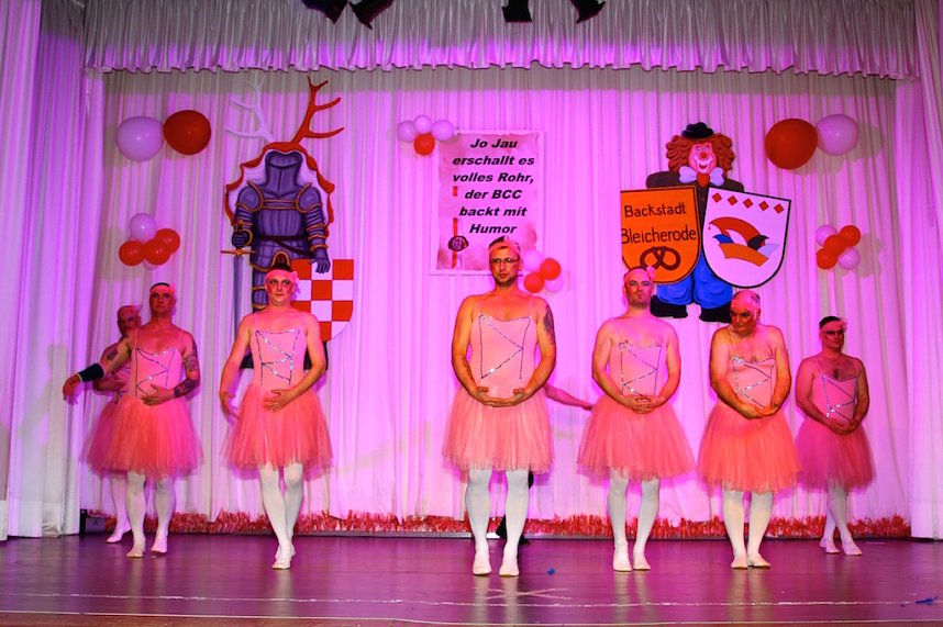 8. M&auml;nnerballettwettbewerb des BCC im Bleicher&ouml;der Kulturhaus