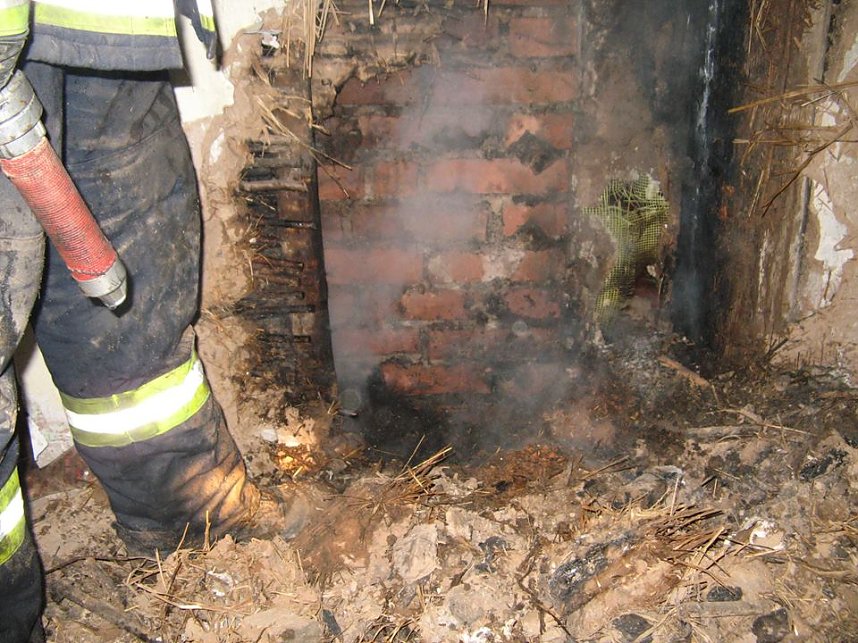 Schwelbrand in Etzelsrode