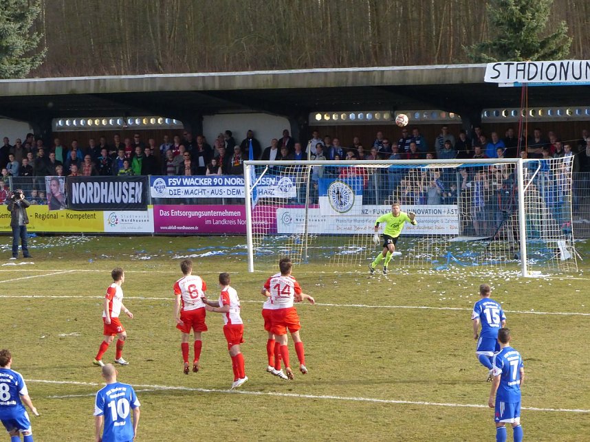 Wacker Nordhausen verliert Spitzenspiel gegen Zwickau