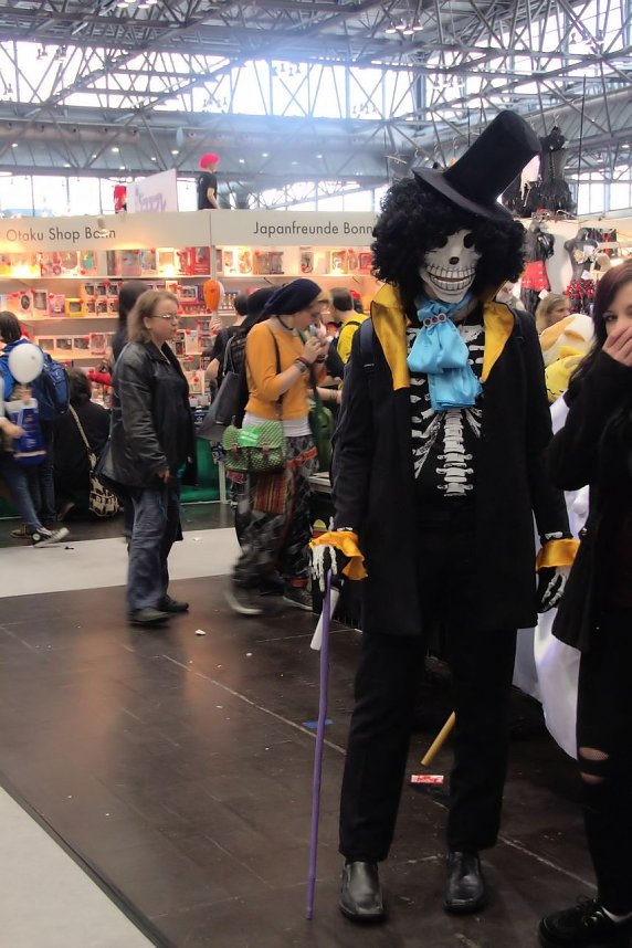 Auf der Manga-Convention der Leipziger Buchmesse versammelten sich die deutschen "Kost&uuml;mspieler", Mangafreunde und Comicfans
