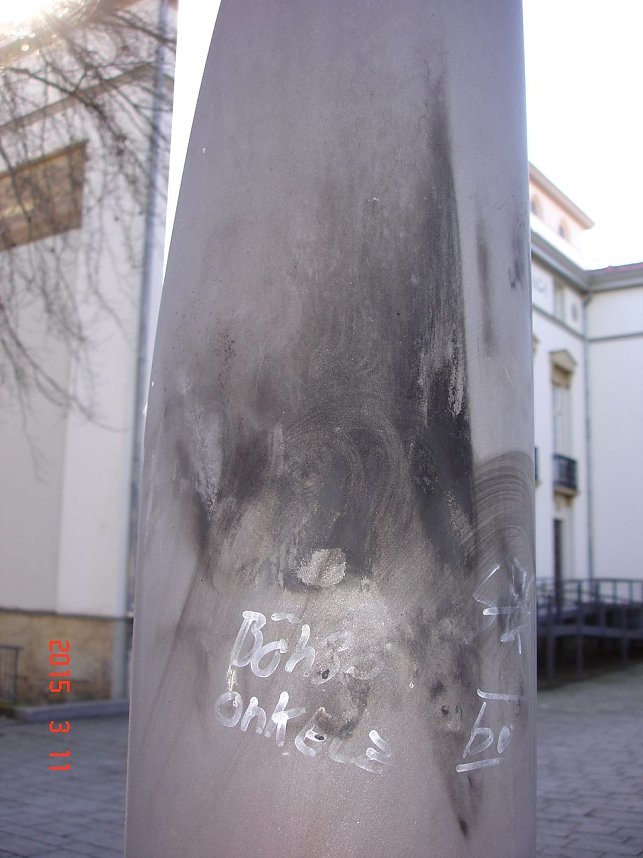 Vandalismus am Theaterplatz