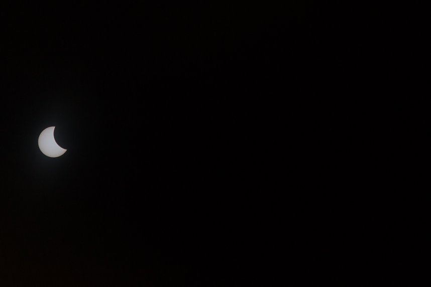 Partielle Sonnenfinsternis &uuml;ber Nordhausen