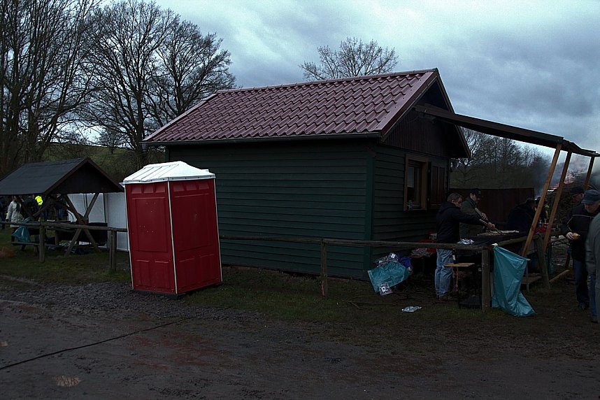 Osterfeuer in Herreden
