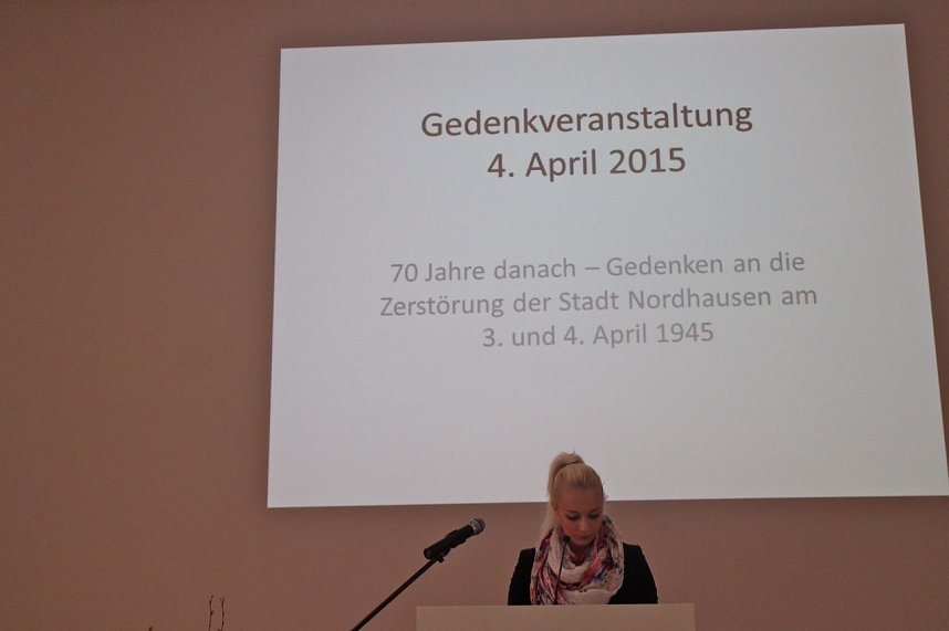 70. Jahrestag der Bombardierung Nordhausens