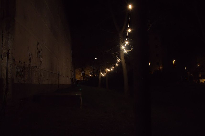 Osterfeuer in Nordhausen Nord