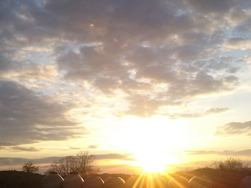 Osterfeuer in Neustadt