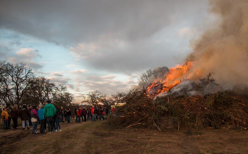 Osterfeuer in Krimderode