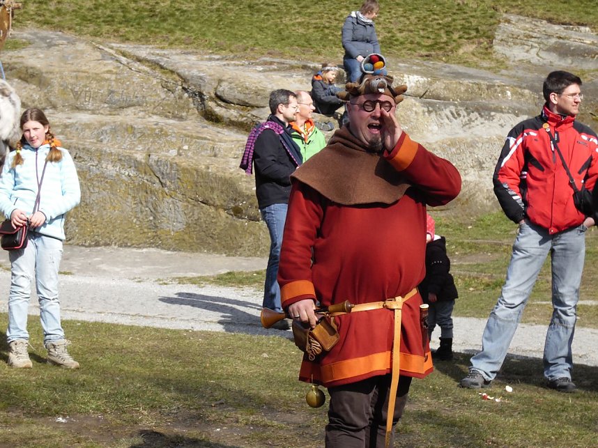 Wikinger auf der Burg Regenstein