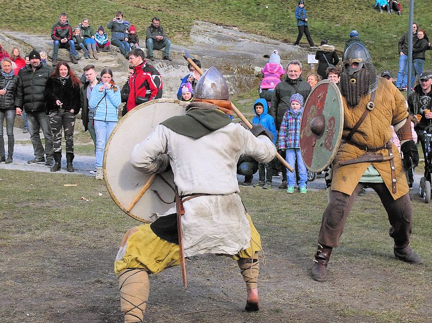 Wikinger auf der Burg Regenstein