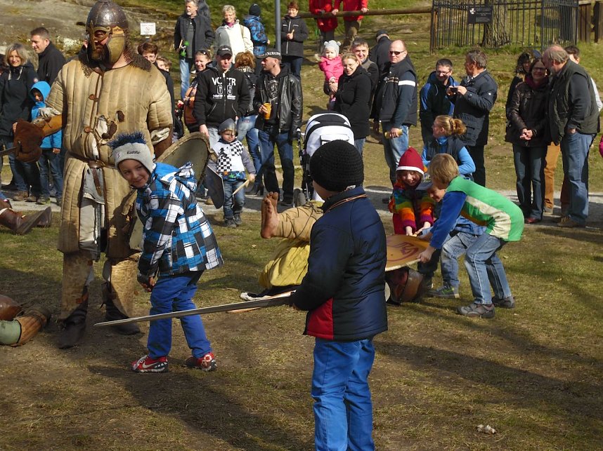 Wikinger auf der Burg Regenstein