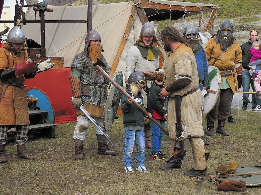 Wikinger auf der Burg Regenstein