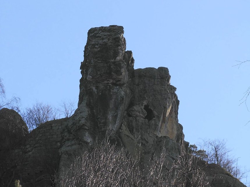 Der Blick nach oben und nach unten
