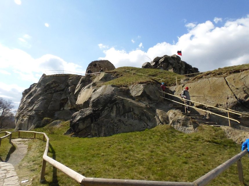 Der Blick nach oben und nach unten