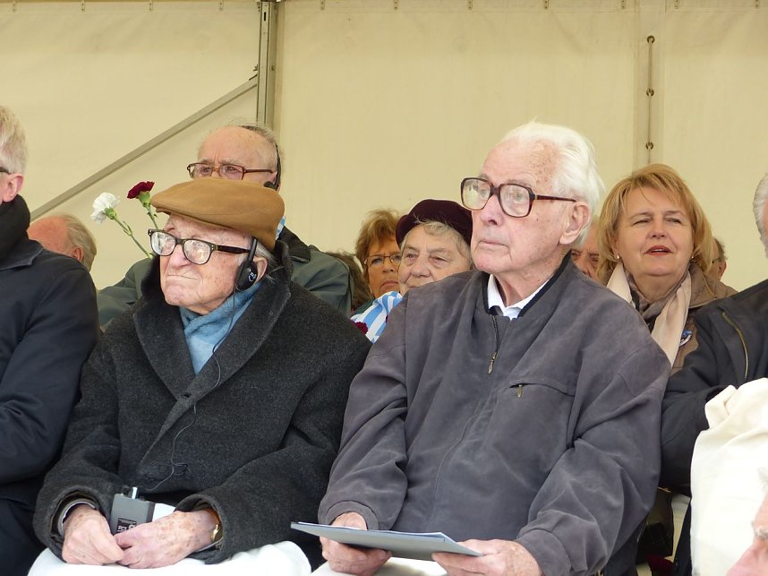 Gedenken an die Befreiung des KZ Mittelbau-Dora vor 70 Jahren.