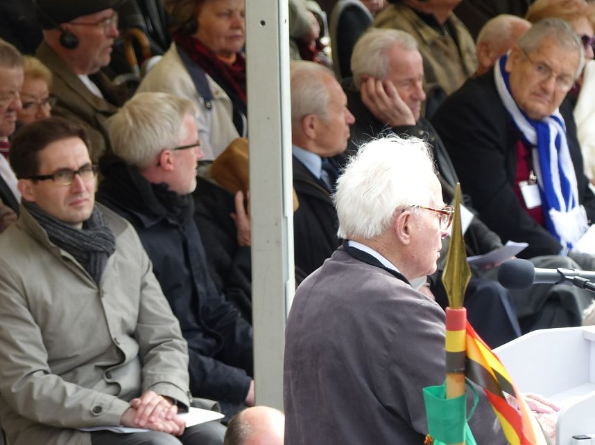 Gedenken an die Befreiung des KZ Mittelbau-Dora vor 70 Jahren.