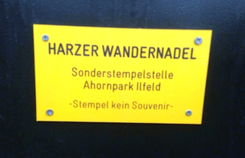 Stempelstelle im Ahornpark