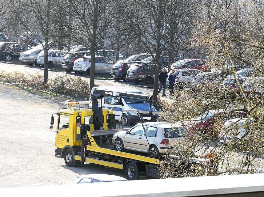 Arbeiten auf dem August Bebel Platz