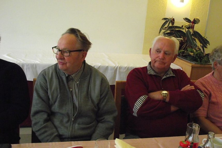 B&uuml;rgermeister Siegfried Junker, links: Matthias, wir schaffen es!