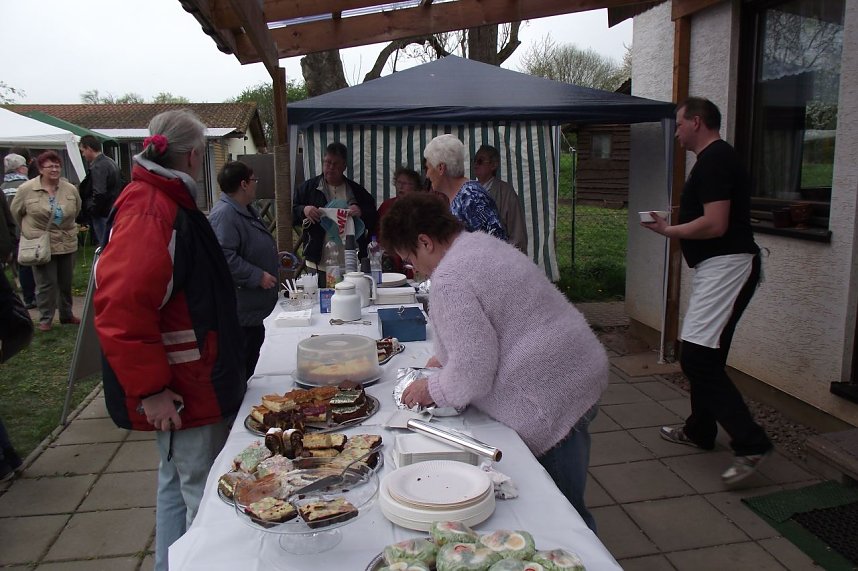 Leckeren Kuchen gab es an der Kaffeetafel.
