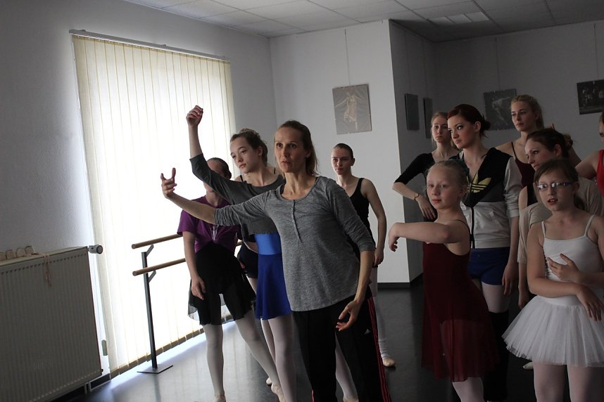 Workshop mit Ballettdirektorin
