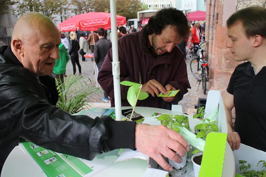 1. Mai Kundgebung auf dem Nordh&auml;user Rathausplatz