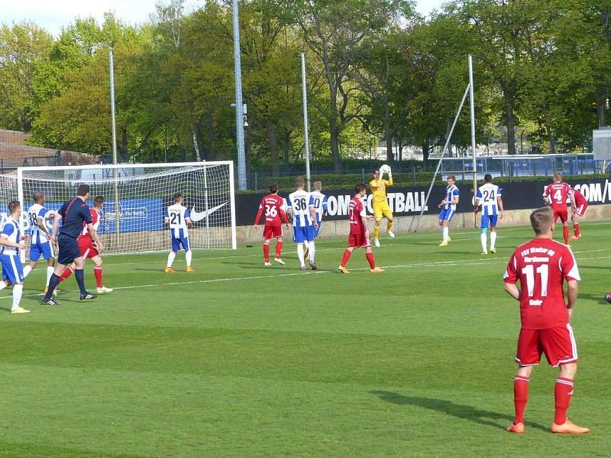 Herthas U23 gewinnt gegen Wacker